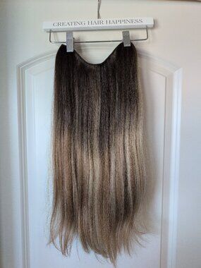 20" Balayage Color B622 Halo Couture halo extension
